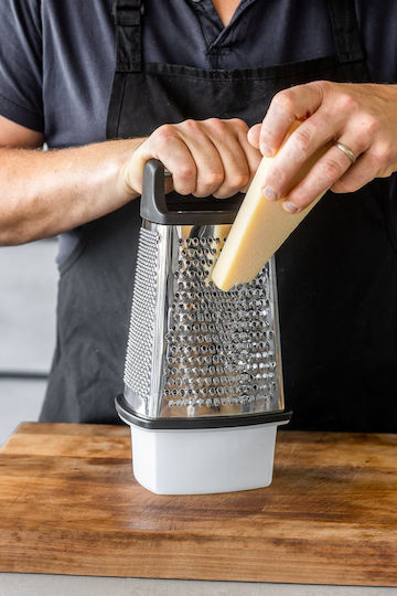 Kitchen Craft Τρίφτης για Φρούτα & Λαχανικά με Δοχείο