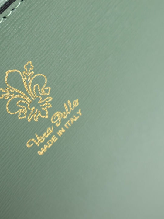 Geantă Dama De Mână De Umar Din Piele Verde