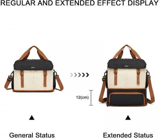 Miss Lulu Sack Voyage Black 20x30cm