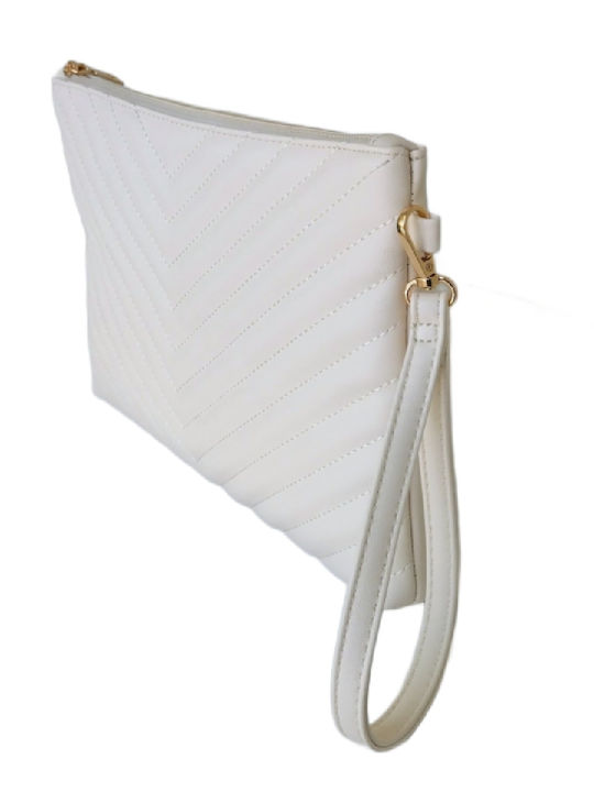 Leather Women's Envelope Beige