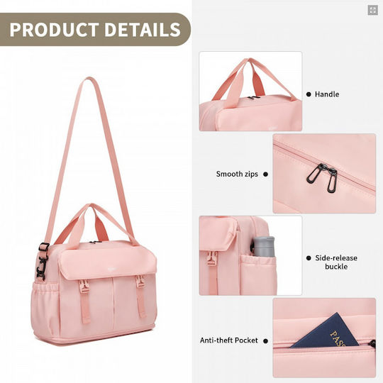 Miss Lulu Пътни Чанти Розови 20x30см