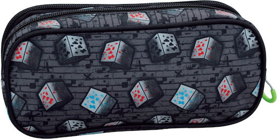 Gim Minecraft Metro Art 2 Black Pencil Case