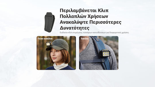NiteCore Φακός Κεφαλής LED με Μέγιστη Φωτεινότητα 1200lm
