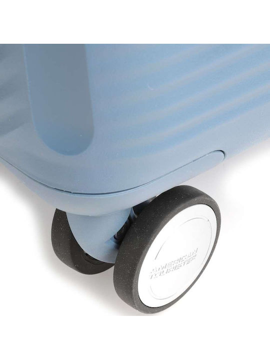 American Tourister Soundbox Medium Travel Suitcase Stone Blue Height 67cm