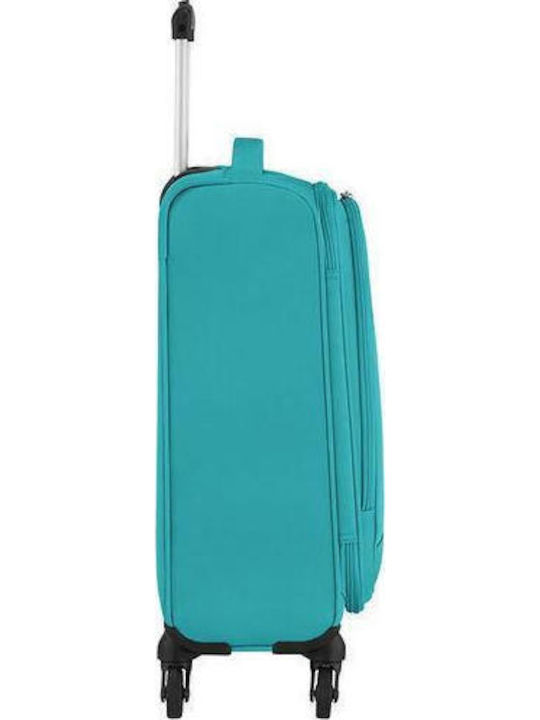 American Tourister Heat Wave Cabin Travel Suitcase Mint Height 55cm