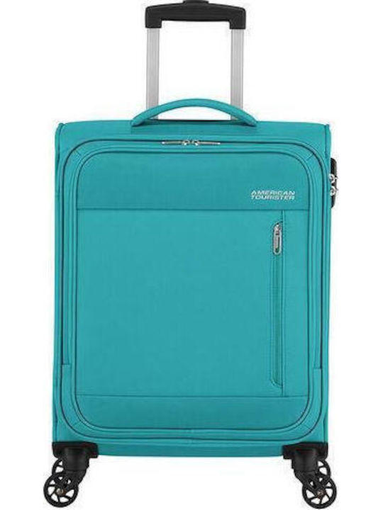 American Tourister Heat Wave Cabin Travel Suitcase Mint Height 55cm