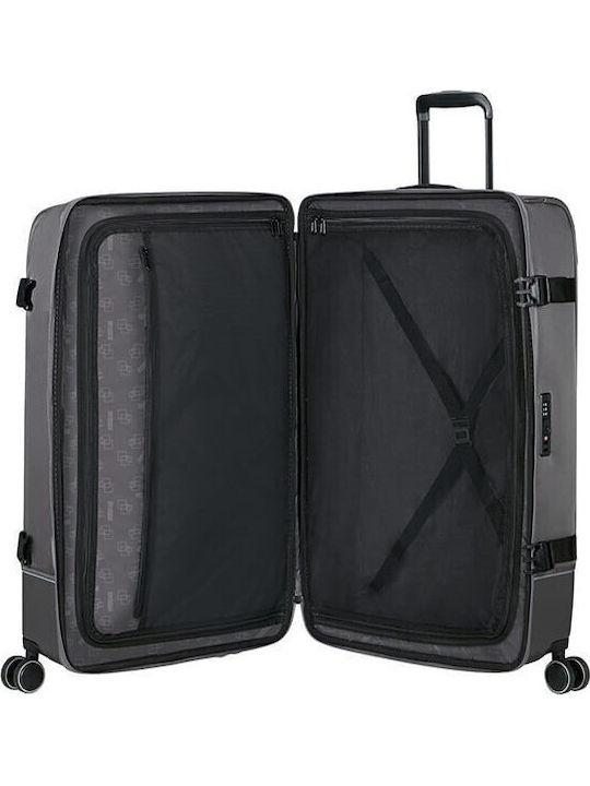 American Tourister Urban Track Large Travel Suitcase Gray Height 79cm