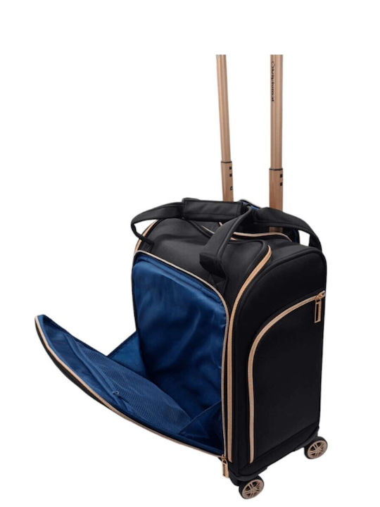Diplomat Monaco Cabin Travel Suitcase Black Height 45cm