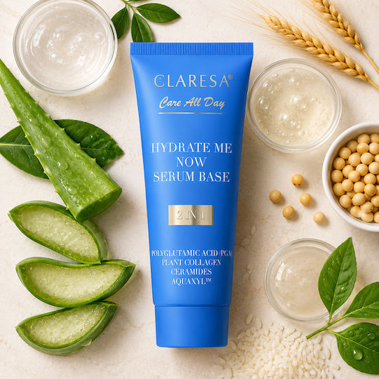 Claresa Care All Day Hydrate Me Now Ενυδατικό Serum Προσώπου με Κολλαγόνο για Λάμψη & Θρέψη 30ml