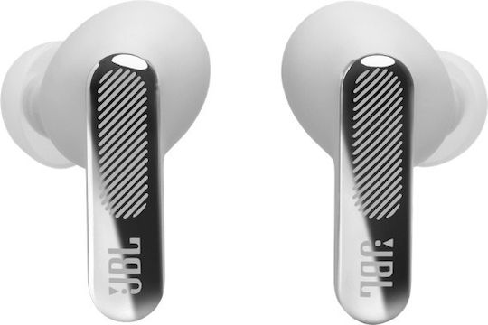 JBL Live Beam 4 In-ear Bluetooth Handsfree Ακουστικά με Αντοχή στον Ιδρώτα και Θήκη Φόρτισης Ασημί