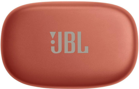 JBL Endurance Peak 3 In-ear Bluetooth Handsfree Căști cu Rezistență la Transpirație și Husă de Încărcare Portocalie