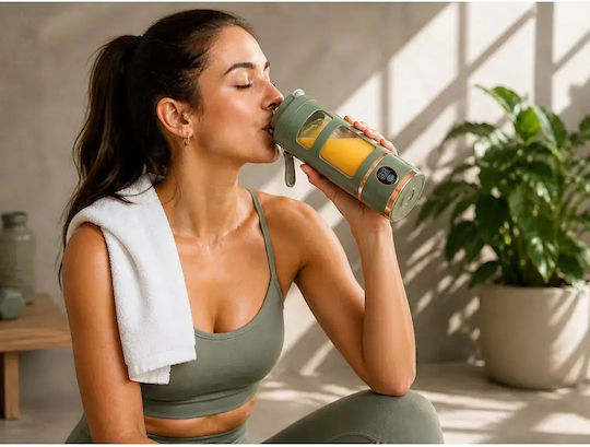 On-The-Go Blender with Plastic Jug 450 ml Green