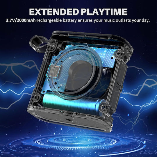 W-King D2 Boxă Bluetooth Impermeabilă 7W Albastră