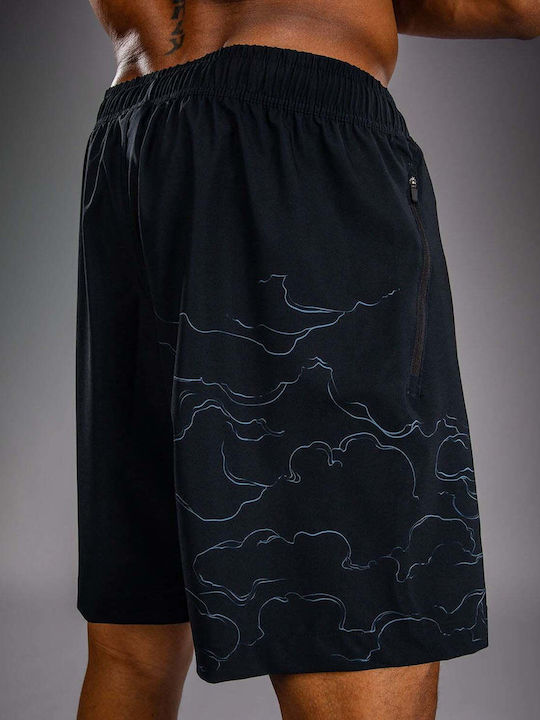 Sport Herren Shorts Schwarz/Grau/Kupfer
