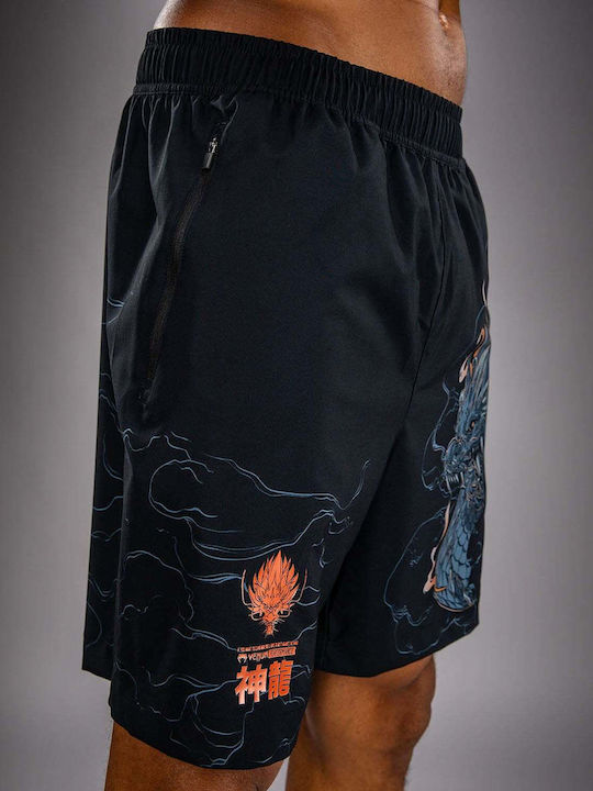 Sport Herren Shorts Schwarz/Grau/Kupfer