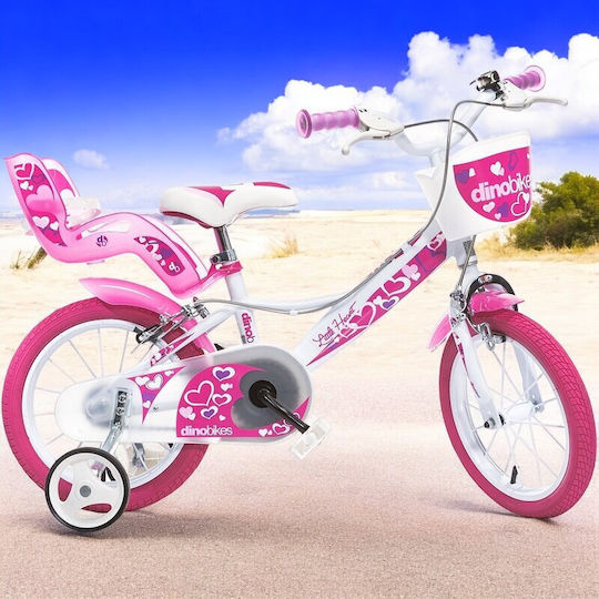 Dino Bikes Bicicletă Copii 14" BMX Multicoloră