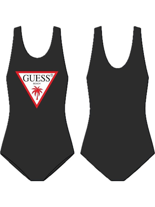 Guess Kinder Badebekleidung Einteilig Schwarz