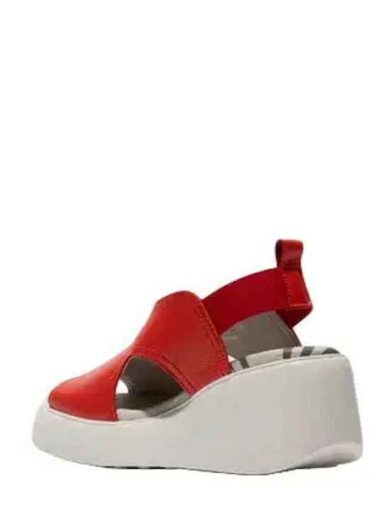 Women's Red Summer Platforms