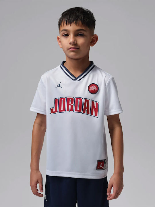 Kids Set with Shorts Summer 2 Pieces White