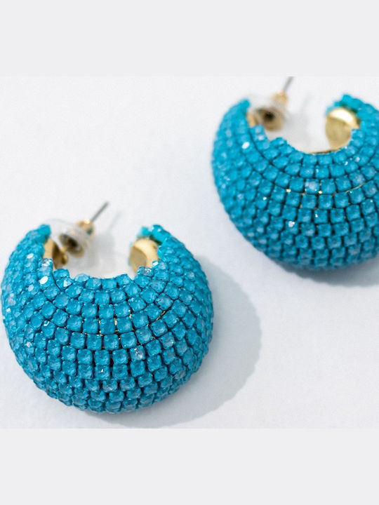 Toi&Moi Earrings Hoops with Stones