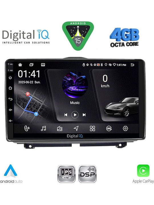 Digital IQ Автомобилна Аудио Система за Lada Granta 2012-2026 (Bluetooth/USB/WiFi/GPS/Apple CarPlay/Android Auto) с Touch Screen 9"
