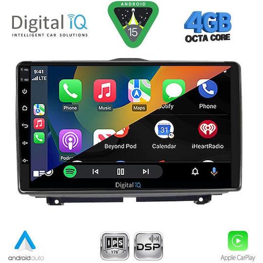 Digital IQ Ηχοσύστημα Αυτοκινήτου για Lada Granta 2012-2026 (Bluetooth/USB/WiFi/GPS/Apple-Carplay/Android-Auto) με Οθόνη Αφής 9"