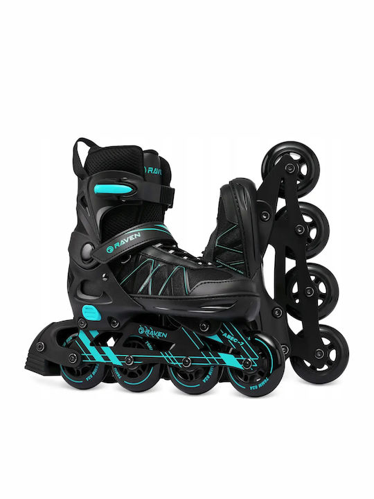 Raven Expert Inline Αυξομειούμενα Rollers Τιρκουάζ Ενηλίκων