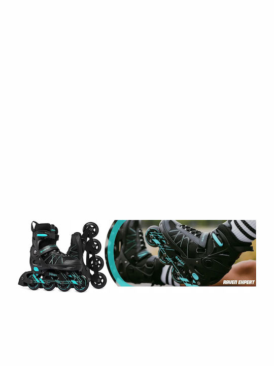 Raven Expert Inline Αυξομειούμενα Rollers Τιρκουάζ Ενηλίκων