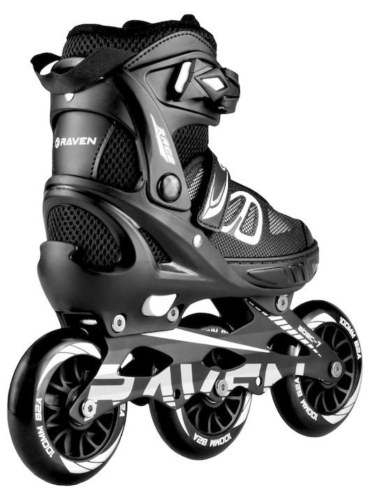 Raven Advance Big Wheels Inline Einstellbare Roller Schwarze Erwachsene