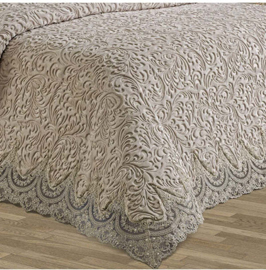 SteweHome Bettlaken Super-Doppel 3Stücke 240x260cm Braun
