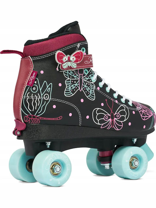 Raven Amelia Inline Αυξομειούμενα Rollers Μαύρα Παιδικά