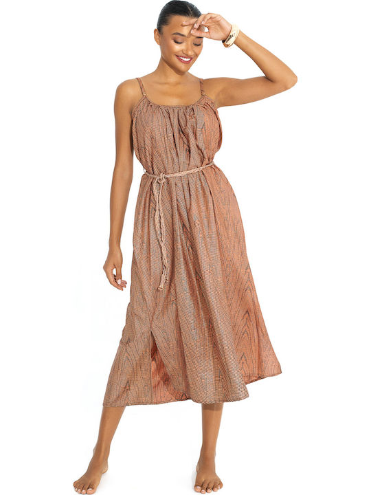 Bluepoint Women's Maxi Beach Dress Brown