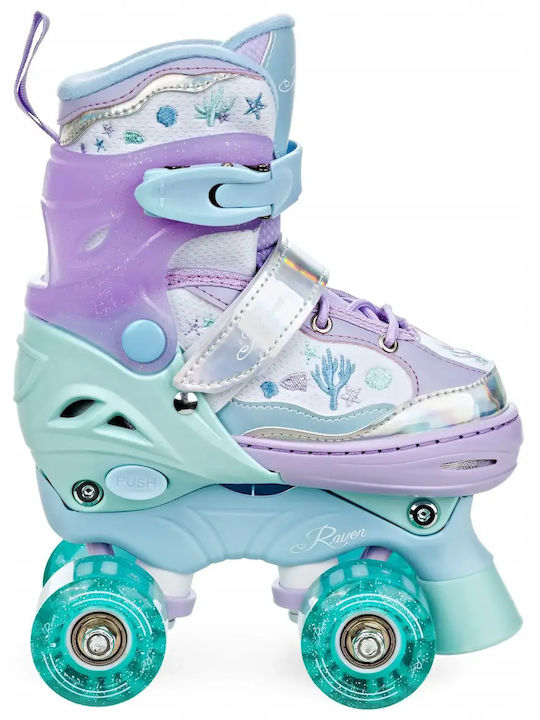 Raven Isla Inline Αυξομειούμενα Rollers Μωβ Παιδικά