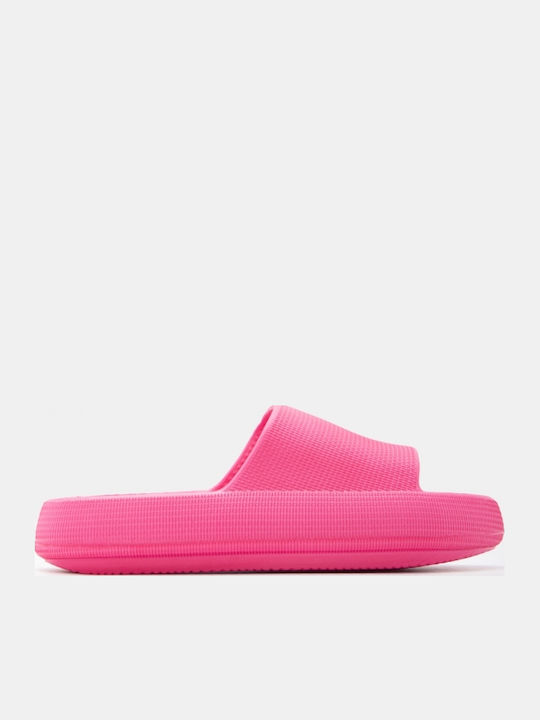 Damen Zehentrenner Mit Plattformen In Fuchsie Farbe