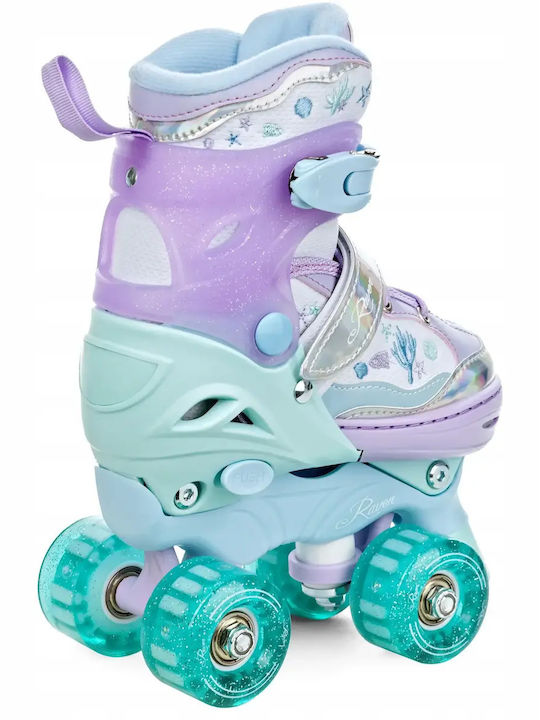 Raven Isla Inline Αυξομειούμενα Rollers Μωβ Παιδικά
