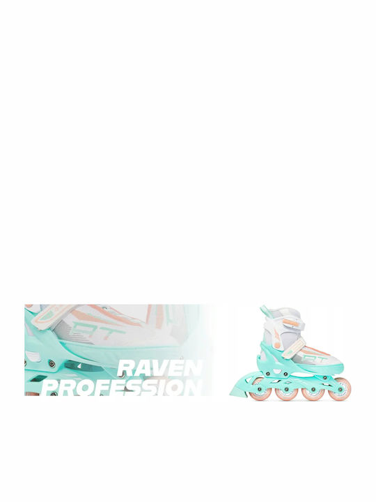Raven Profession Inline Αυξομειούμενα Rollers Τιρκουάζ Ενηλίκων/Παιδικά