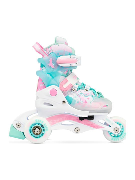 Raven Princess Quad Αυξομειούμενα Rollers Τιρκουάζ Παιδικά