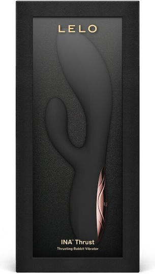Lelo Ina Thrust Vibrator Kaninchen mit Fernsteuerung Schwarz