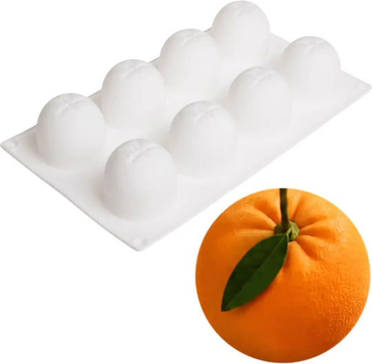 Φόρμες Σιλικόνης 3d Viral Γλυκά Φρούτων Entremet & Μους Λεμόνι 15 Θέσεων