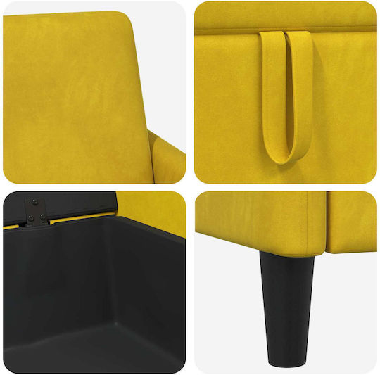 Πολυθρόνα 72x78x87cm Κίτρινο Πολυθρόνα 72x78x87cm Κίτρινο