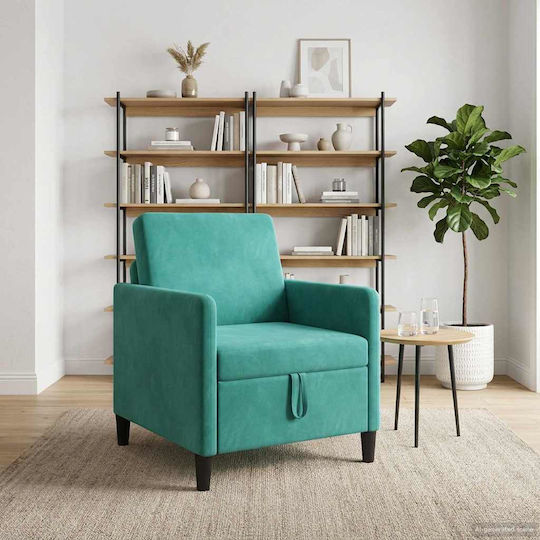 Turquoise Armchair 72x78x87cm