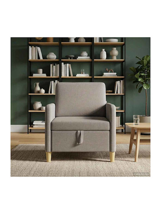 Πολυθρόνα Taupe 72x78x87cm