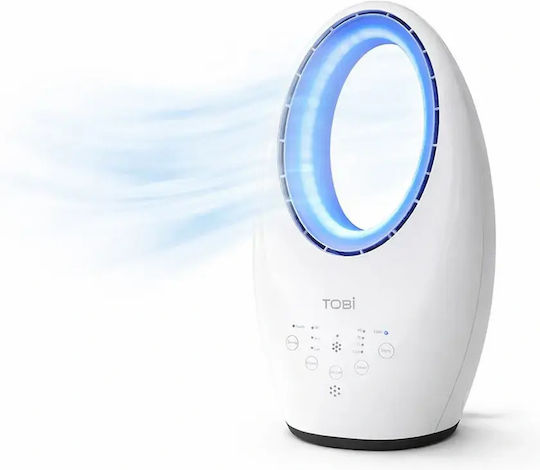Verk Group Tobi Вентилатор Без Перки 60W с Дистанционно Бял