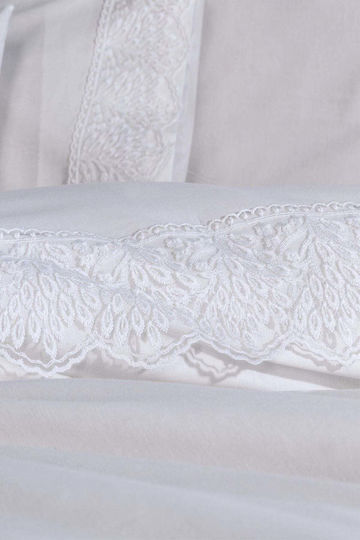 SteweHome Σετ Διπλή 200x220cm Λευκό
