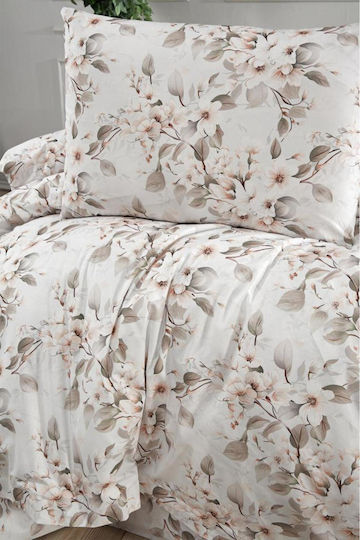 SteweHome Cotton Duvet Cover Set 200x220cm Double With 2 Pillowcases Multicolour