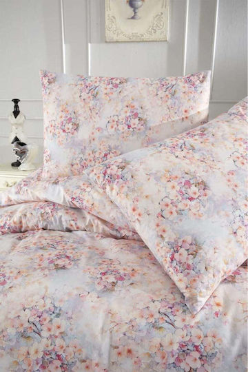 SteweHome Set Huse Pentru Pilote 100% Bumbac 200x220cm Dublu Cu 2 Fețe De Pernă Multicolor