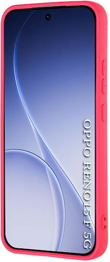 Techsuit Umschlag Rückseite Silikon Fuchsie Oppo Reno15 F