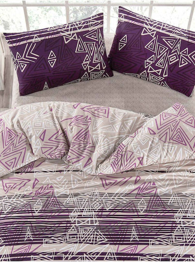SteweHome Double Set 200x220cm Purple