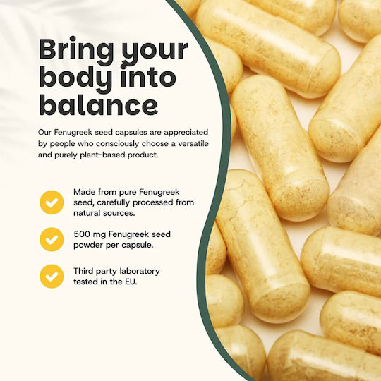 Cupplement Fenugreek Seed Extract 500mg 60 κάψουλες