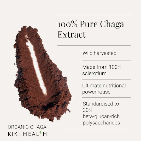 Kiki Health Chaga Extract Organic Powder [50 Γραμμάρια]
